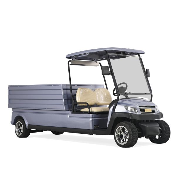 CE Approved Battery Powered Golf Buggy Car With Aluminum Cargo Box For Farm / Hotle Transportation