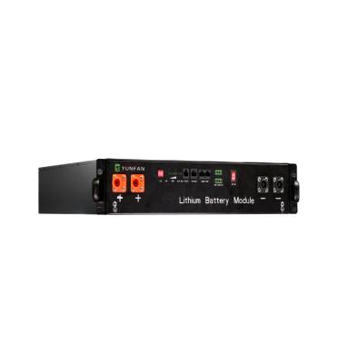 Bateria de lítio montada em rack de 48V 2400Wh 6000 vezes duração do ciclo