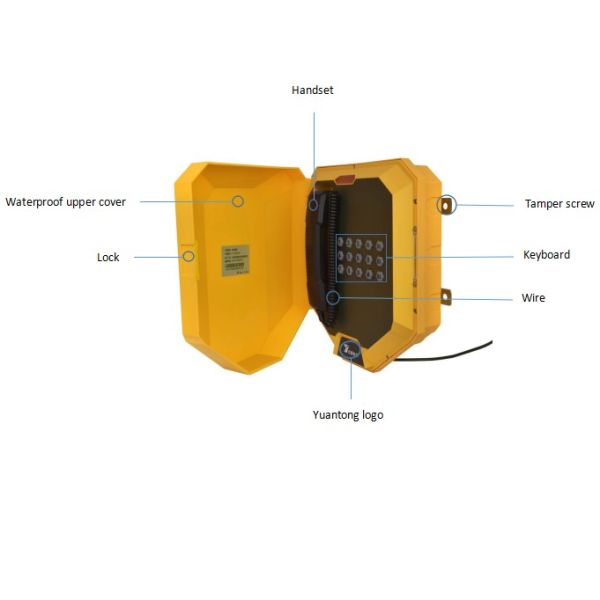Телефон Handfree промышленный VoIP