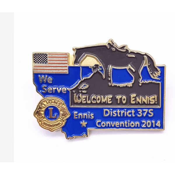 Латунь штырей отворотом эмали округлой формы трудные/сплав цинка/материал утюга