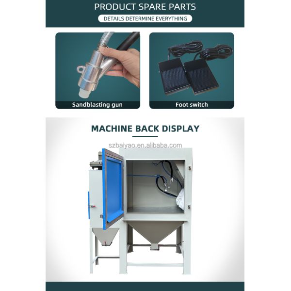 Dry Hand Sandblasting Machine 1010 Simple Operation 550W