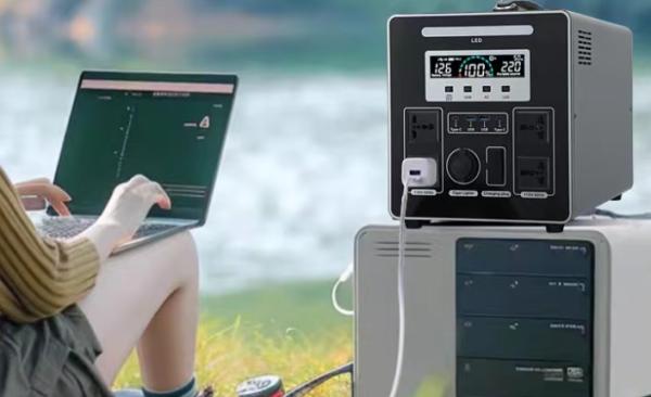 Générateur solaire YF04 2000W 2048Wh Station d'alimentation portable avec roues 4000W crête pour outils de chantier, climatiseur, pompe