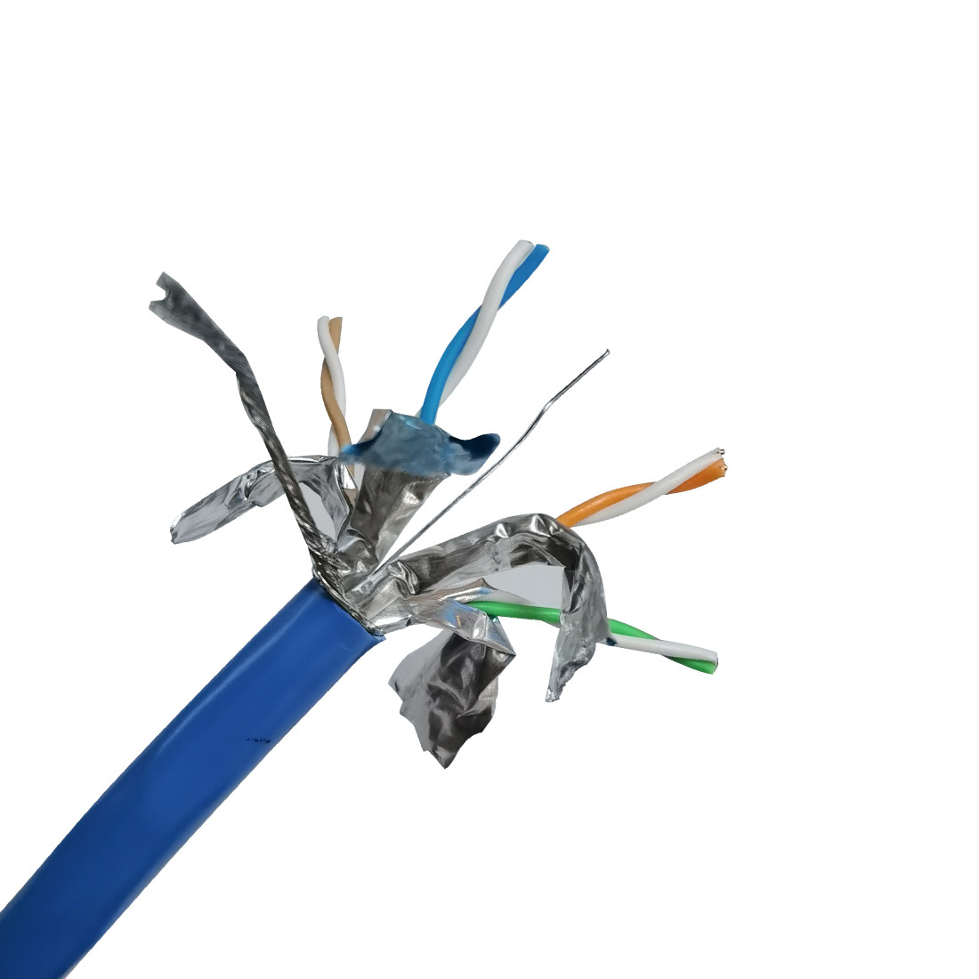 кабель компьютера локальных сетей 4 пары кабеля Lan куртки Cat7 Lszh меди 22awg