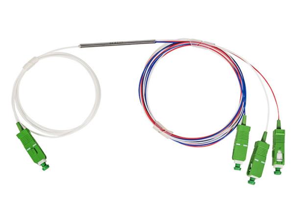 Low Polarization DependenceFiber Optical WDM MINI Components FBT 1×4 0.9 Coupler