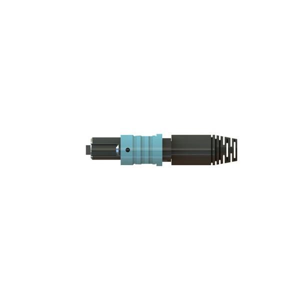 43 mm 16 cœurs Mini MPO connecteur à fibre optique pour fibre de queue de porc avec ferrule céramique