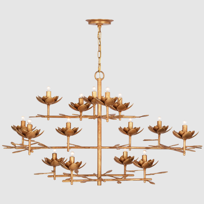 Modern Brass Body Adjustable Height Pendant Light with 3500K Warm White LED for Kitchen Island or Home Office