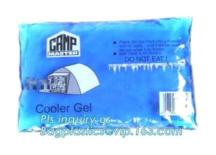 Sports Medicine Ice Bags, Flexible Ice Pack, Easy Seal Ice Cube Bags, Cool Bags & Ice Packs, First Aid Ice Pack, bagease