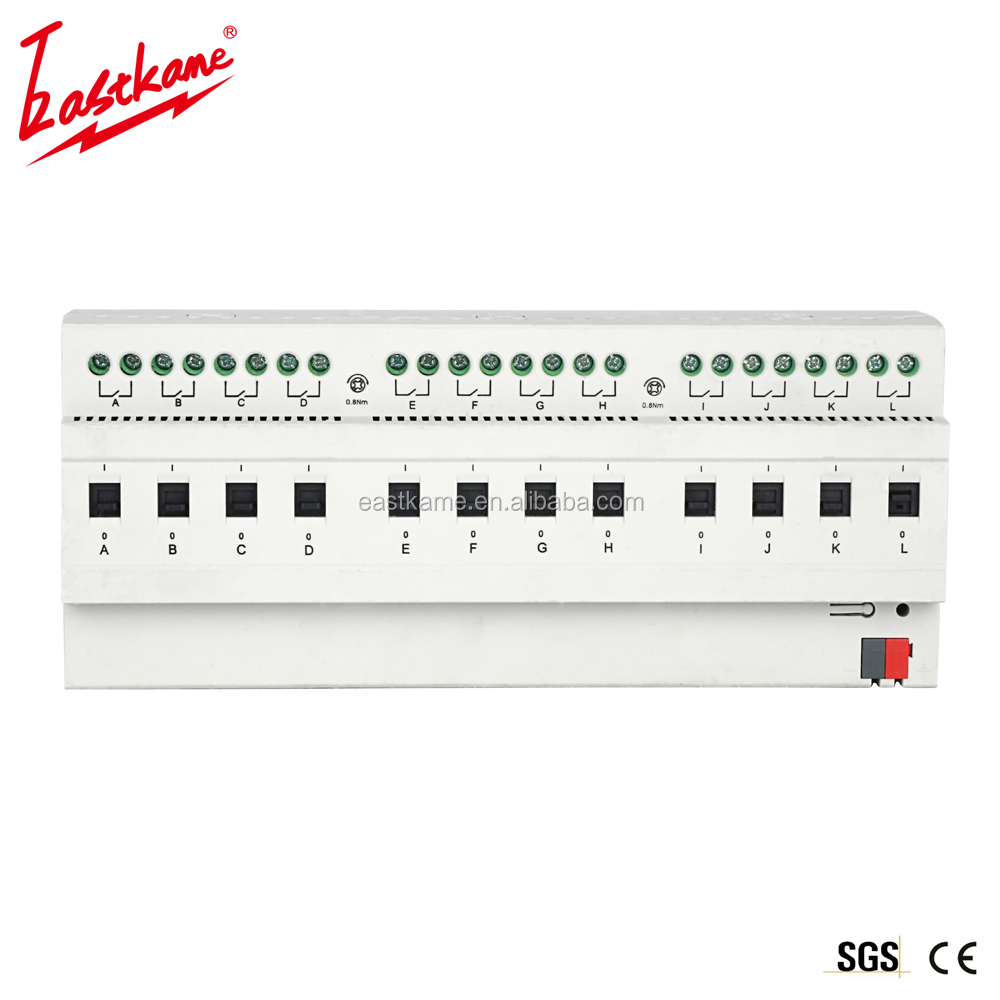OEM/ODM Knx Smart Home Switch 4 Way Curtain Actuator