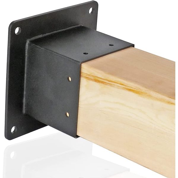 Enhance Your Outdoor Area with Nonstandard Wood Deck Fence Post Base Pergola Brackets