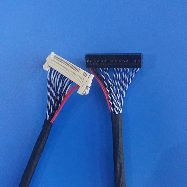 Lvds 30 Pin Connector Cable , Lvds Cable 30 Pin FI - X30HL Wire Harness For AUO