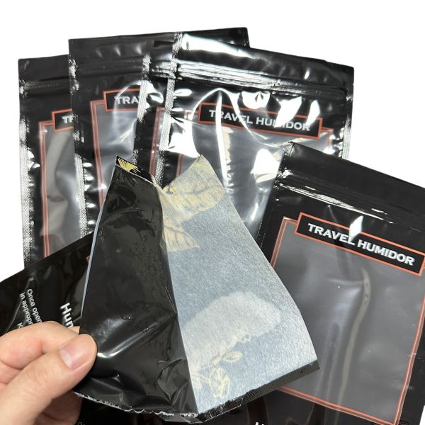 Customizable Moisture-Retaining Cigar Flat Seal Bag with 69% Humidity Retention Eco-Friendly 3-Side Seal Made of CPP Plastic