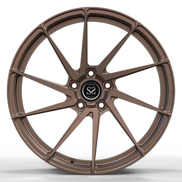 A35 Mercedes Benz Bronze Forged Monoblock Rims 18 19 20 21 polegadas de 5x112 H-PCD