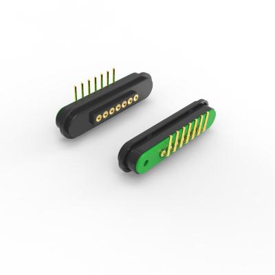 5A connecteurs magnétiques 7 broches connecteur magnétique mâle femelle angle droit