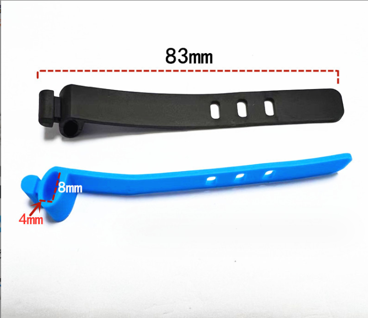 Colorful Silicone Strap Cable Holder Organizer for Moulding Food Grade USB Cables