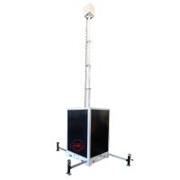 Torre de luz solar para obras de construcción con batería de gel y capacidad de 850 kg