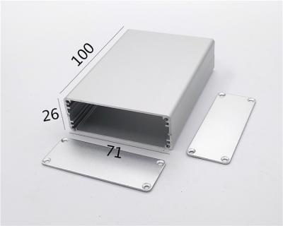 cerco eletrônico de anodização da extrusão de alumínio branca de 71*27*100mm