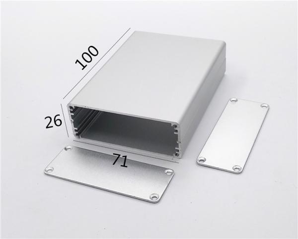 cerco eletrônico de anodização da extrusão de alumínio branca de 71*27*100mm