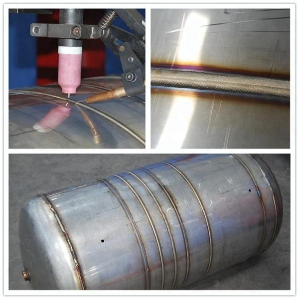 TIG MAG MIG ETC  Water Tank Welding Machine Longitudinal / Circumferential Seam Welder 2000kg