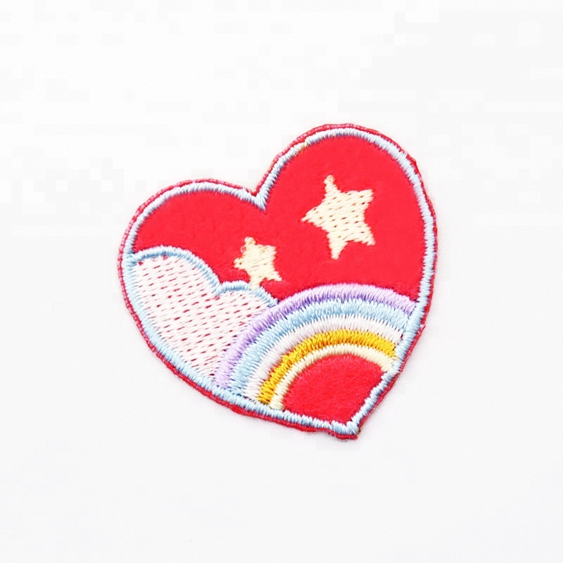 Custom Embroidery Ready Made Hand Cotton Sewing 3D Patches for Clothing