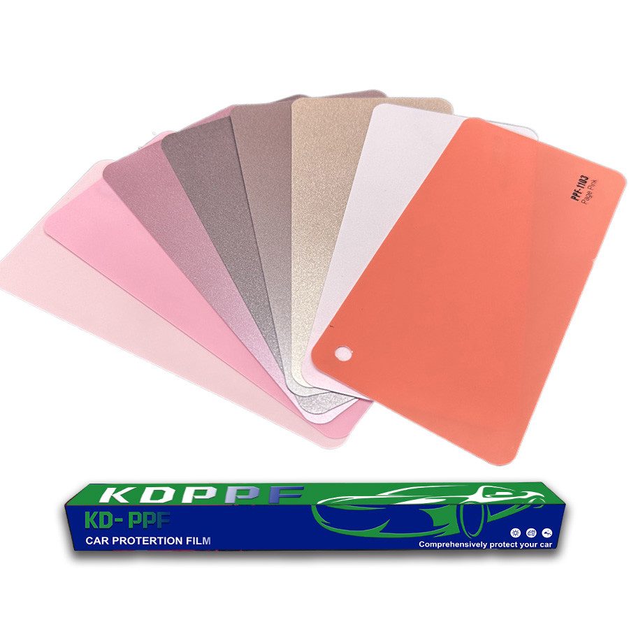 Luxury Pink Series 8 Mil Prevent Rubble Car Film Sand Proof Change Color PPF (Люксовый розовый сериал 8 миллиметров предотвращает мусор автомобильной пленки песок, который не изменяет цвета)