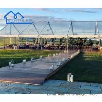 Waterproof, Fire-retardant, Sunlight proof Custom Clear Span Transparent Party Tent For  outdoor events