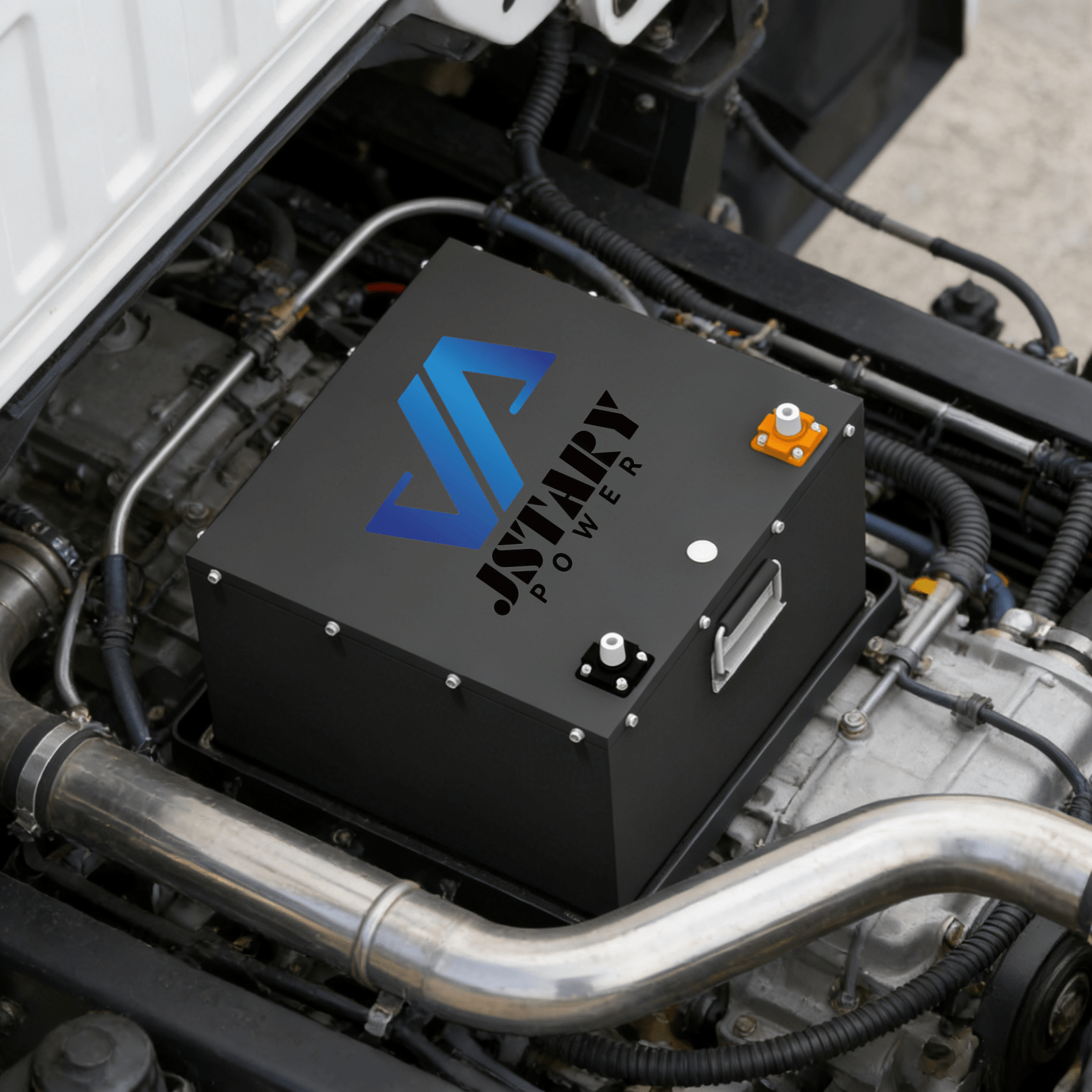 24V 300Ah  Lithium Truck Battery - BMS Safety Protection & Universal Compatibility