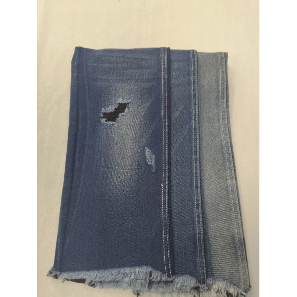 65%Cotton 12.2oz Cotton Rayon Dark Indigo 180cm Denim fabric 10x7 JSD3076B-B