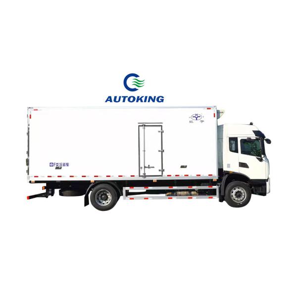 15 Tons 4*2 Refrigerated Trucks Dongfeng 250hp Mini Cargo Van
