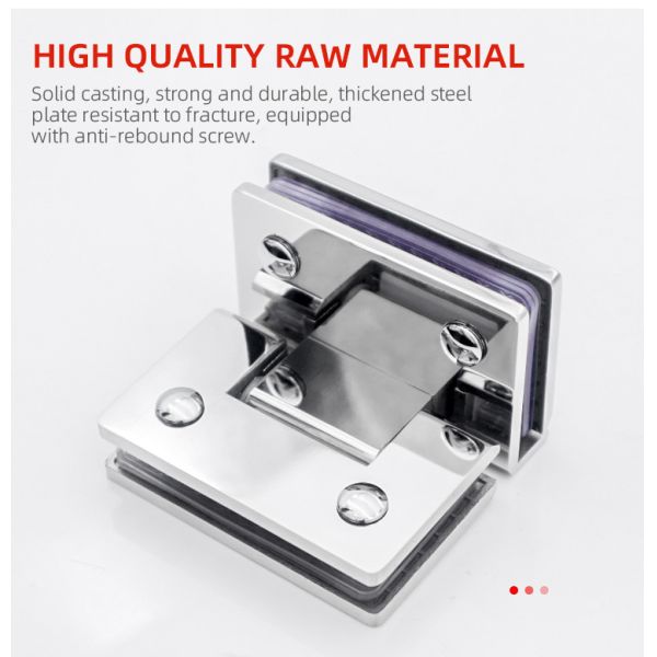 Heavy Duty Door Hinge for Glass to Glass Shower Door Pivot Hinges