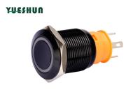 Ip67 19mm a illuminé verrouiller le commutateur de bouton poussoir 20A actuel pour le bateau marin