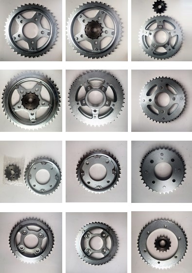 Spare Part 1045 Steel Sprockets Motorcycle Chains And Sprockets CBX250 / 520