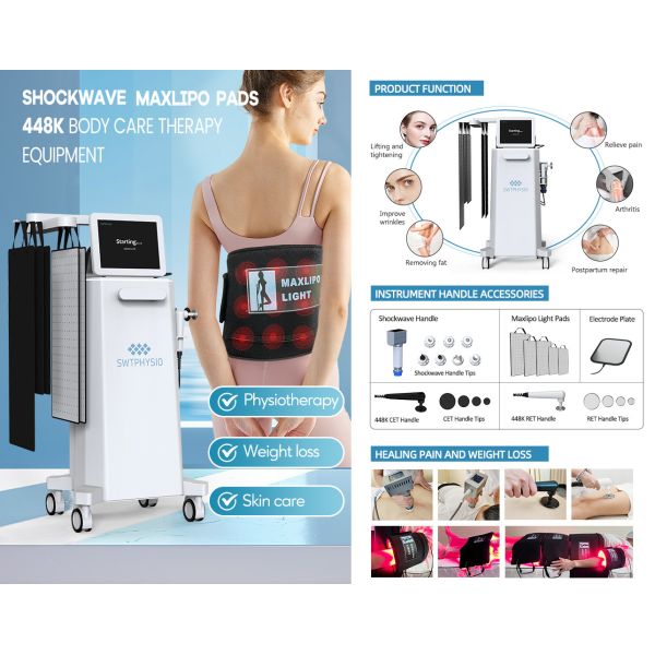 448K máquina de escultura de grasa máquina de cavitación para relajación posparto
