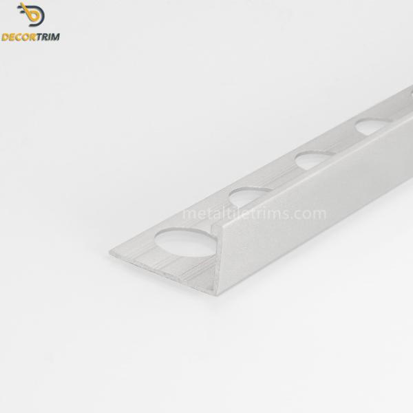 12mm Aluminium Straight Edge Tile Trim With Anodizing Polishing Surface Finish