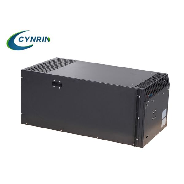 Black In - Row Air Conditioner Server Room Cooling Units For Server Rooms / Data Centers