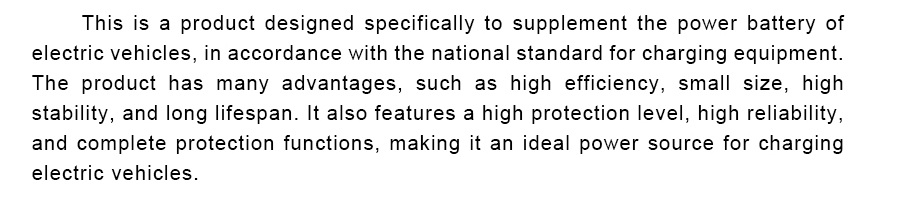 6.6KW OBC Batterie automobile 6600W EV Chargeur de chariot de golf à courant alternatif pour Lifepo4, Ncm, lto AGM