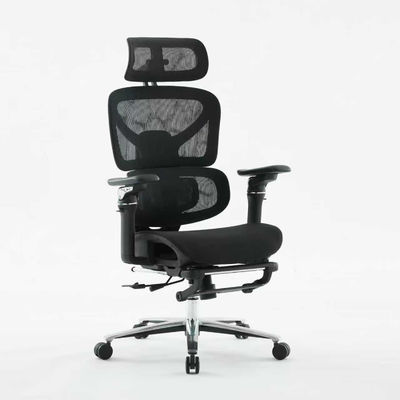 Ergonomic Mesh Computer Chair Office Executive Chair With Footrest Lunch Time Sleeping Featuring Adjustable Massage Function Lumbar Support Breathable Full Mesh Back& Seat Cushion and Durable Frame