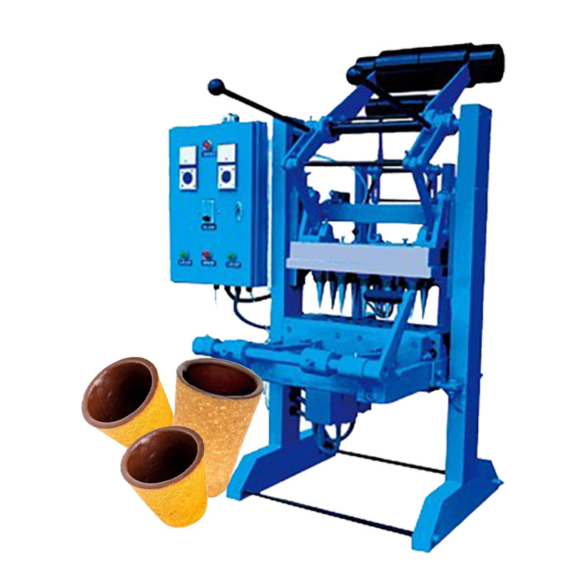 Espresso Mug Biscuit Cookie Ice Cream Milk Tea Cup Waffle Maker Machine Edible Coffee Cups Making Machine