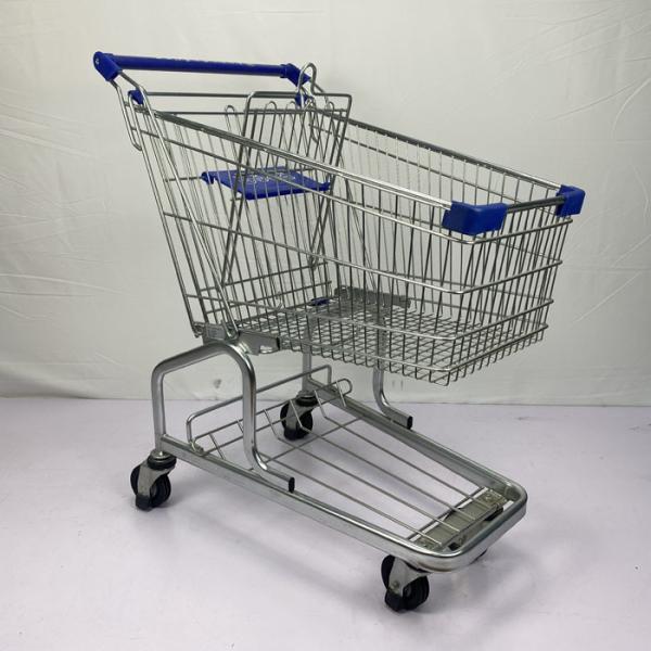 O trole regular alemão do estilo 100L com as peças plásticas azuis zinca e pulveriza o revestimento para a mercearia conveniente
