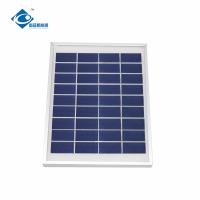 Sistema do painel solar de ZW-5W-9V mini para o painel solar do quadro de alumínio do sistema 5W 9V das energias solares do inversor