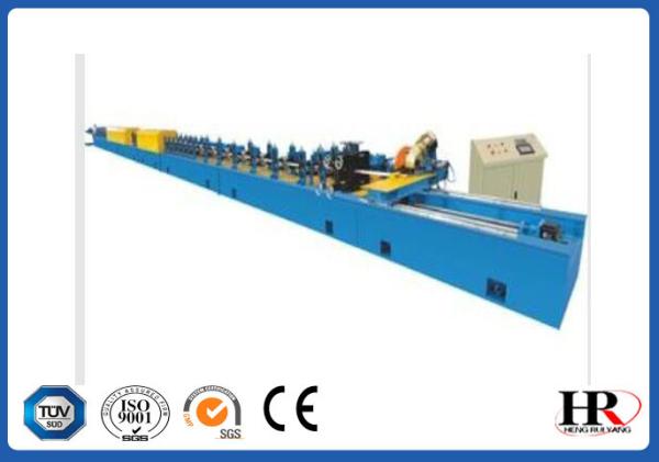 Double Sided Uncoiler Shutter Door Roll Forming Machine Siemens PLC Control 11kw