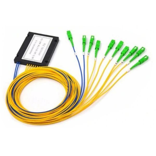 1 * 8-управляемый ABS Box SC APC UPC Multiplexer FTTH Optical PLC Splitter для волокна GPON EPON