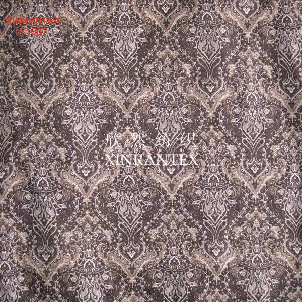 F1507 100% polyester pongee custom printing 57/58