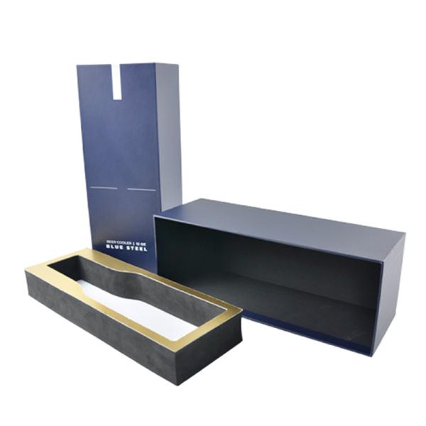 Caixas de cartão de papel feitas sob encomenda para a cor das garrafas de vinho CMYK Pantone disponível