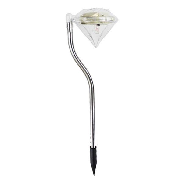 Creative Solar Light LED Garden Lights Colorful Outdoor LED Lamps Path Stake Decoration Diamonds Lawn Lamp Pathway Solar Lights