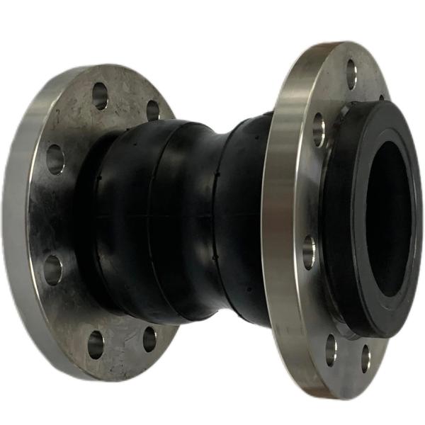 Flange Connector Double Sphere Rubber Expansion Joint EPDM Corrugated Flexible Rubber Bellows