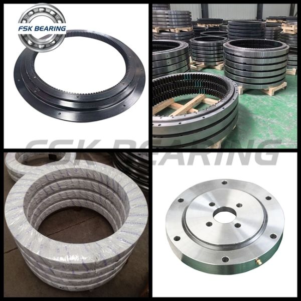 FSK 010.13.178 Four Point Contact Ball Slewing Bearings Small Slewing Support Without Teeth