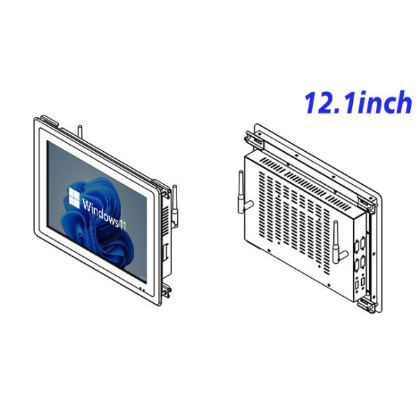 12.1-Inch Professional Windows Screen for Medical Devices and Automation