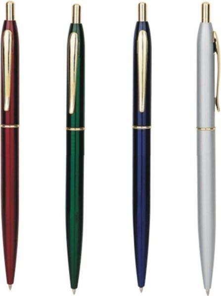 click promotional metal pen, logo can be printed for advertising use
