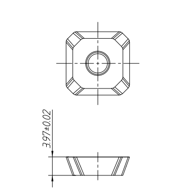 Le carbure de tungstène de haute qualité de rotation externe d'outil insère la résistance à l'usure pour l'usinage