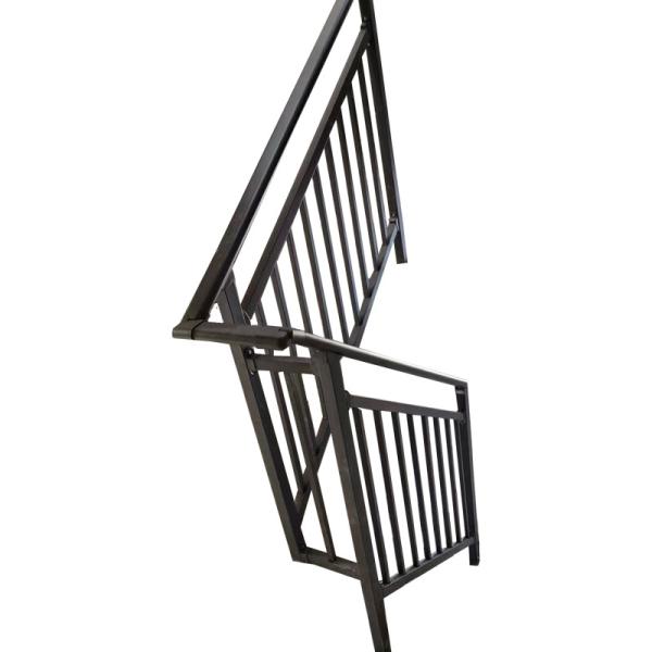 Galvanized Steel Forged Wrought Iron Guardrail Stair Railing Outdoor System